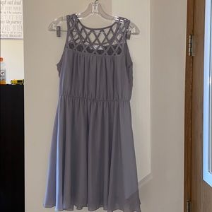 High neck dress